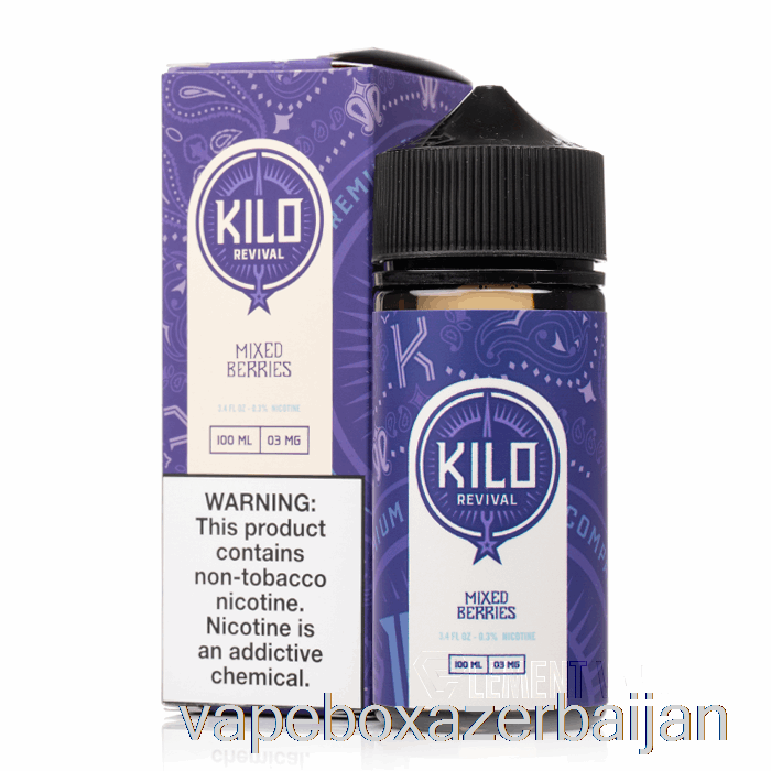 Vape Box Azerbaijan Mixed Berries - KILO Revival - 100mL 6mg